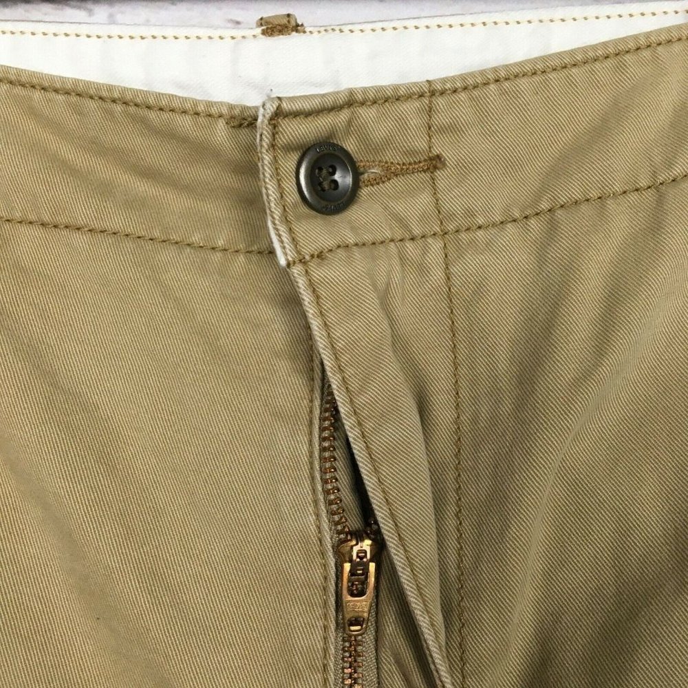 Levis Mens Light‎ Brown Casual Shorts sz 40 Flat Front Cotton Travel Pockets - Picture 6 of 10